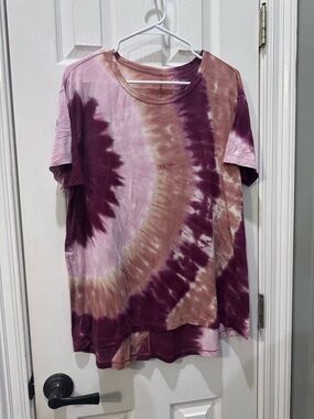 American Eagle Ombre Tee in Mauve, Dusty Pink & Taupe